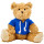 Magico peluche orsacchiotto personalizzabile Impression con felpa e cappuccio
