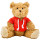 Magico peluche orsacchiotto personalizzabile Impression con felpa e cappuccio