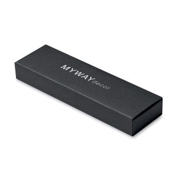 Kit scrittura personalizzati con logo - ORWELL - Set di penne in alluminio ricic