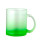 Tazza personalizzabile vetro opaco 350 ml trasparente colorata