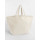 Oversized beach bag in cotone riciclato con manici lunghi