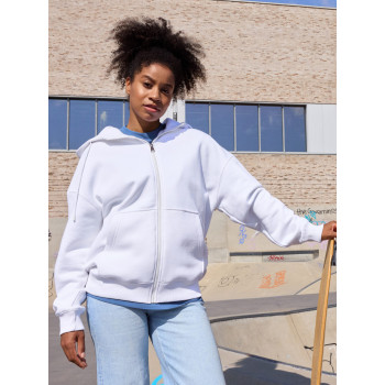 felpe uomo personalizzate - Oversized Hooded Jacket UNISEX