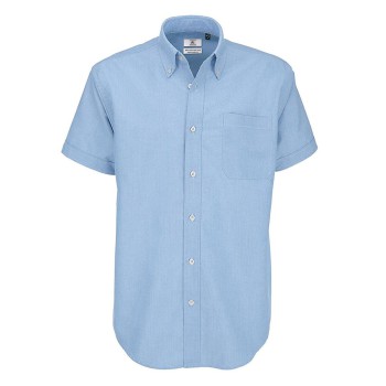Camicia manica corta personalizzata con logo - Oxford SSL /Men