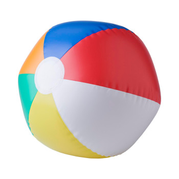 Giochi spiaggia personalizzati con logo - Palla da spiaggia gonfiabile in PVC Lola