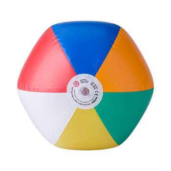 Giochi spiaggia personalizzati con logo - Palla da spiaggia gonfiabile in PVC Lola