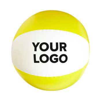 Giochi spiaggia personalizzati con logo - Palla da spiaggia gonfiabile in PVC Lola