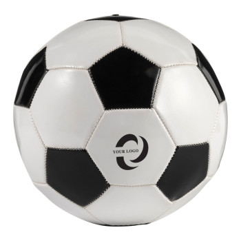 Pallone da calcio Ariz | Plastica | Taglia 5 | Classico nero e bianco