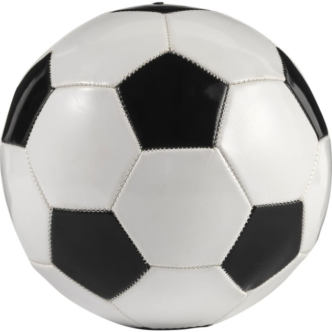 Pallone da calcio Ariz | Plastica | Taglia 5 | Classico nero e bianco