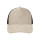 Cappellino corduroy-mesh in cotone organico con visiera e chiusura regolabile