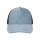 Cappellino corduroy-mesh in cotone organico con visiera e chiusura regolabile