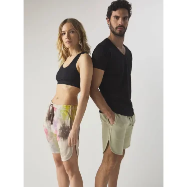 Pantaloncini personalizzabili Rock and Roll in felpa french terry con tasche laterali