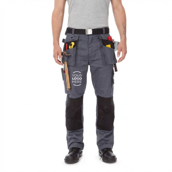 Pantalone da lavoro personalizzabile B&C Collection con tasche porta ginocchiere