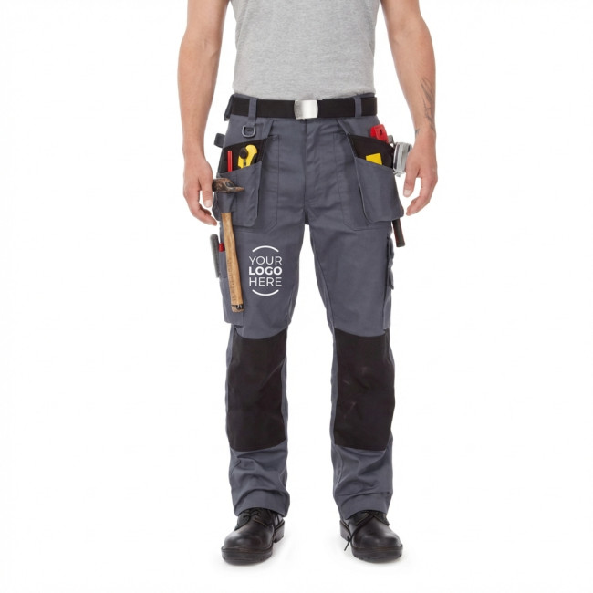 Pantalone da lavoro personalizzabile B&C Collection con tasche porta ginocchiere