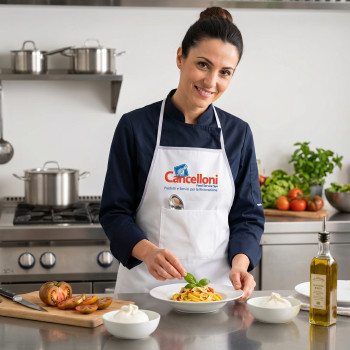 Parannanza personalizzabile bianca cotone leggero confezionata singolarmente