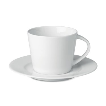 Tazza da cappuccino conica personalizzabile porcellana 160 ml resistente