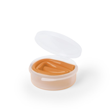 Cannuccia in silicone flessibile personalizzabile con custodia semitrasparente