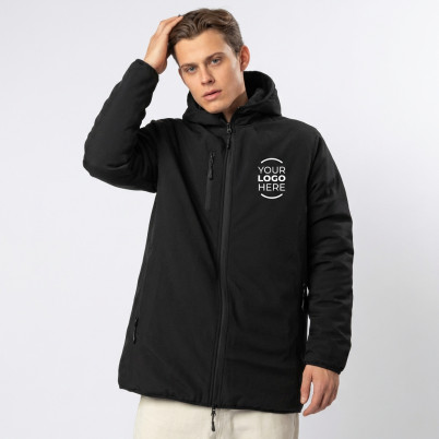 Parka softshell personalizzabile Black Spider a 3 strati antivento impermeabile