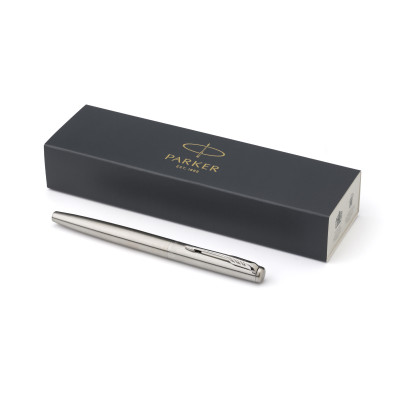 Parker, penna a sfera Jotter Core in acciaio inossidabile con cappuccio