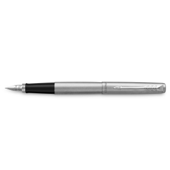 Penna di lusso elegante di qualità personalizzata con logo - Parker, penna a sfera Jotter Core in acciaio inossidabile con cappuccio