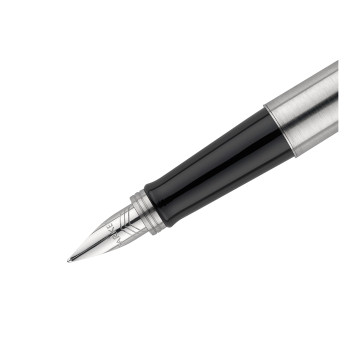 Penna di lusso elegante di qualità personalizzata con logo - Parker, penna a sfera Jotter Core in acciaio inossidabile con cappuccio