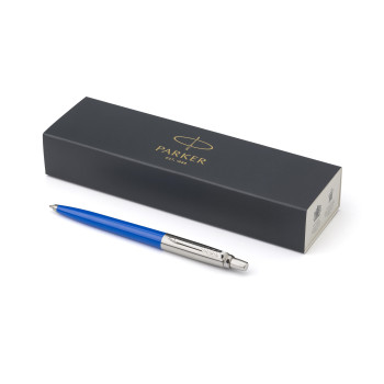 Penna di lusso elegante di qualità personalizzata con logo - Parker, penna a sfera Jotter in acciaio inox e plastica