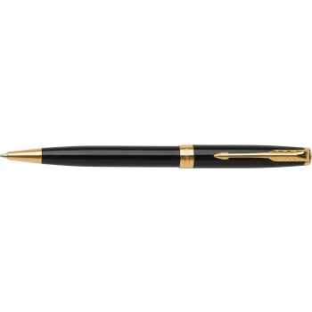 Penna di lusso elegante di qualità personalizzata con logo - Parker, penna a sfera Sonnet, in acciaio inox e ottone laccato