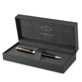 Parker, penna a sfera Sonnet, in acciaio inox e ottone laccato