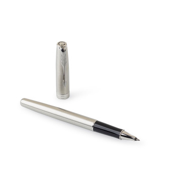 Penna di lusso elegante di qualità personalizzata con logo - Parker, penna rollerball Sonnet in acciaio inox