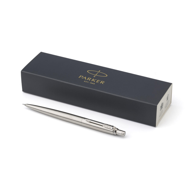 Penna di lusso elegante di qualità personalizzata con logo - Parker, portamina Jotter Core in acciaio inox