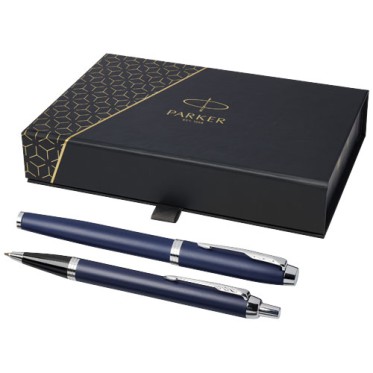 Penna di lusso elegante di qualità personalizzata con logo - Parker set penna roller e penna a sfera IM