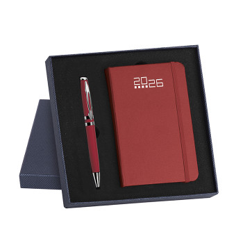 Kit scrittura personalizzati con logo - PARURE AGENDA/NOTES E PENNA
