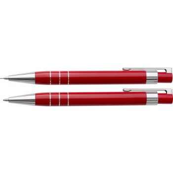 Penna di lusso elegante di qualità personalizzata con logo - Parure in alluminio Hannah