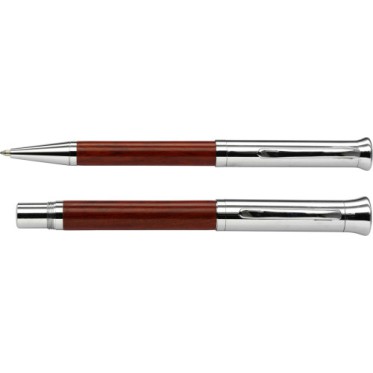 Penna di lusso elegante di qualità personalizzata con logo - Parure in legno Robin
