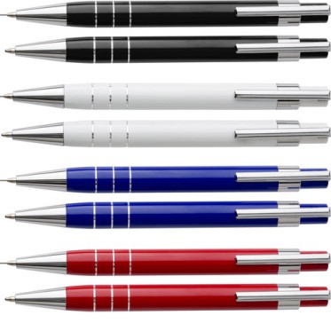 Penna di lusso elegante di qualità personalizzata con logo - Parure penna a sfera e portamina, refill nero