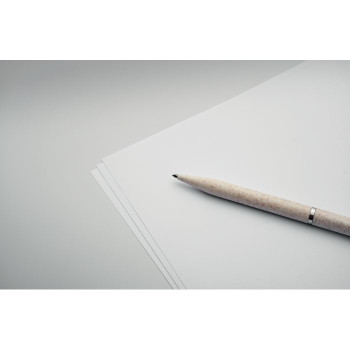 Set Penne personalizzati con logo - PEAT - Set di penne a rotazione in paglia