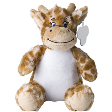 Peluche giraffa personalizzabile Impression con occhi ricamati morbido