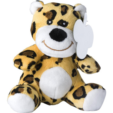 Peluche leopardo personalizzabile Impression occhi ricamati morbido