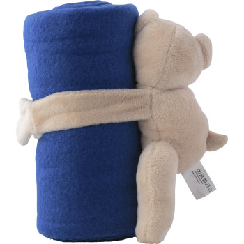 Peluche Orsetto con coperta in pile Owen