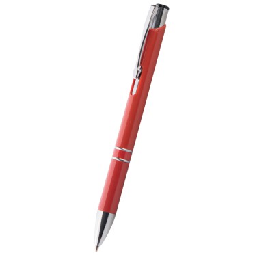 Penna a sfera personalizzabile compatta con meccanismo a scatto e refill nero