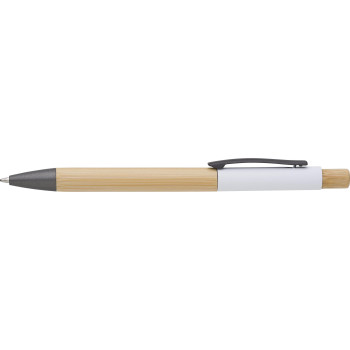 gadget ecologici con logo - Penna a sfera Anke | Bambù | Alluminio