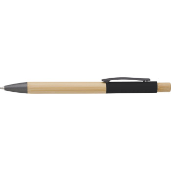 gadget ecologici con logo - Penna a sfera Anke | Bambù | Alluminio