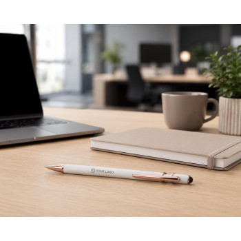 Penna in metallo personalizzata con logo - Penna a sfera Anthony | Stylus