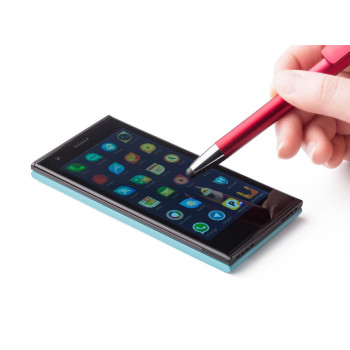 Penne touch screen personalizzate con logo - Penna a sfera Calvin | Stylus