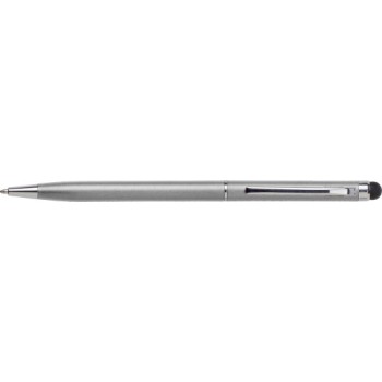 Penna in metallo personalizzata con logo - Penna a sfera capacitiva in alluminio Irina