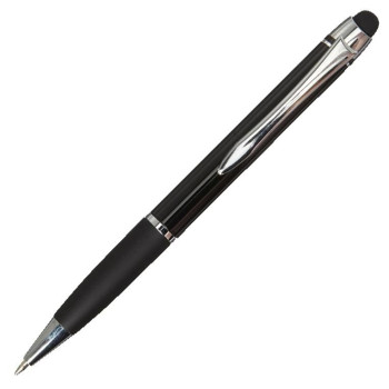 Penne touch screen personalizzate con logo - Penna a sfera capacitiva in alluminio lucida Pascaline