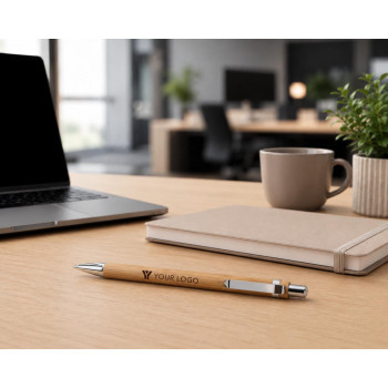 Penne in legno personalizzate con logo - Penna a sfera Colorado