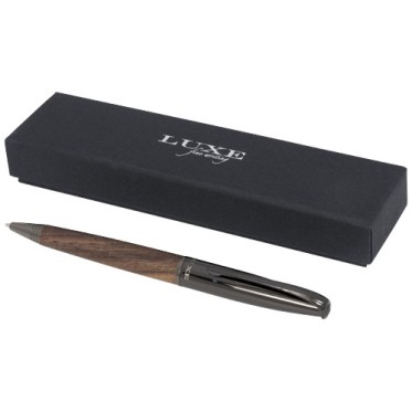 Penna di lusso elegante di qualità personalizzata con logo - Penna a sfera con serbatoio in legno Loure