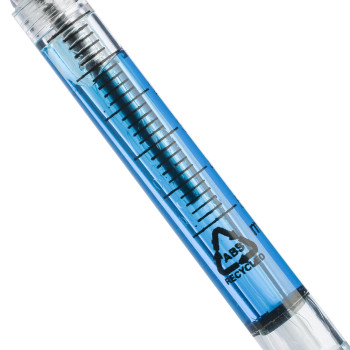 Penna personalizzata con logo  - Penna a sfera Dr. David | Riciclata | A siringa