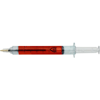 Penna personalizzata con logo  - Penna a sfera Dr. David | Riciclata | A siringa