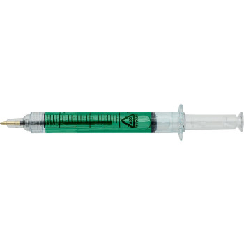 Penna personalizzata con logo  - Penna a sfera Dr. David | Riciclata | A siringa